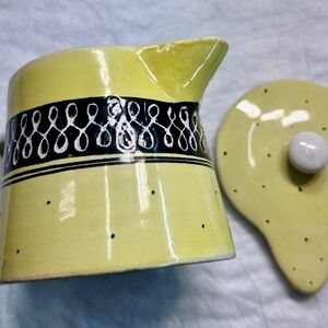 John Wanamaker Mid century imported Italian creamer/Syrup pitcher